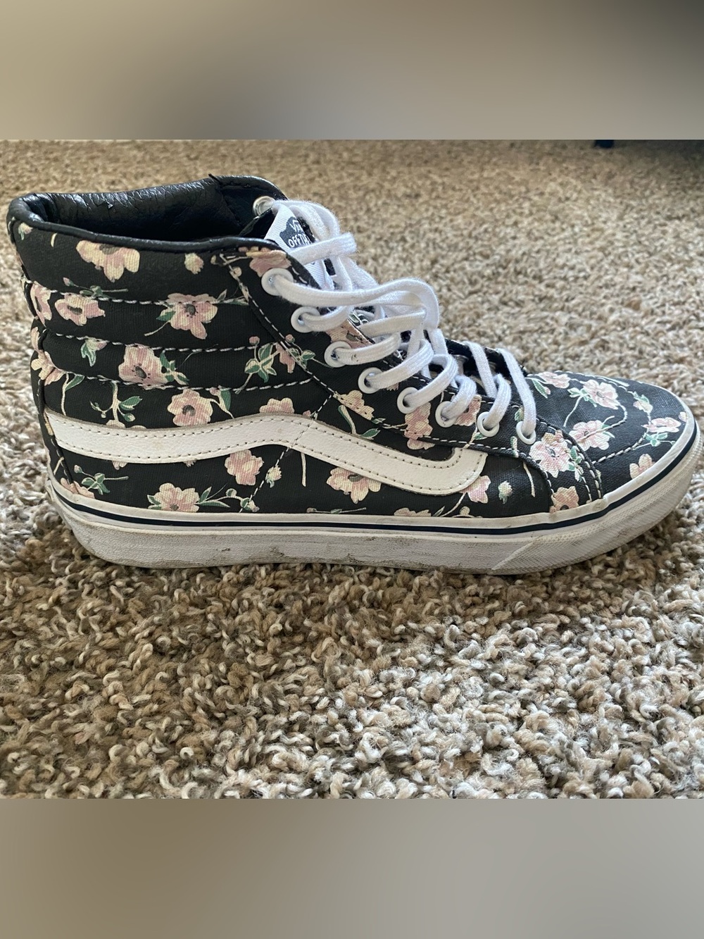 Floral Hightop Vans